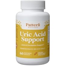 Pattern Wellness Uric Acid Support Supplement Supports Uric Acid Balance & Joint Wellness Herbal Formula 3rd Party Lab Tested 60 Veggie Capsules