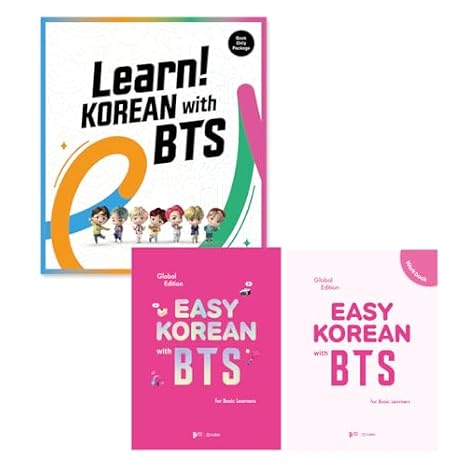 Learn! KOREAN with BTS(Book Only) New Cover & Easy Korean with BTS