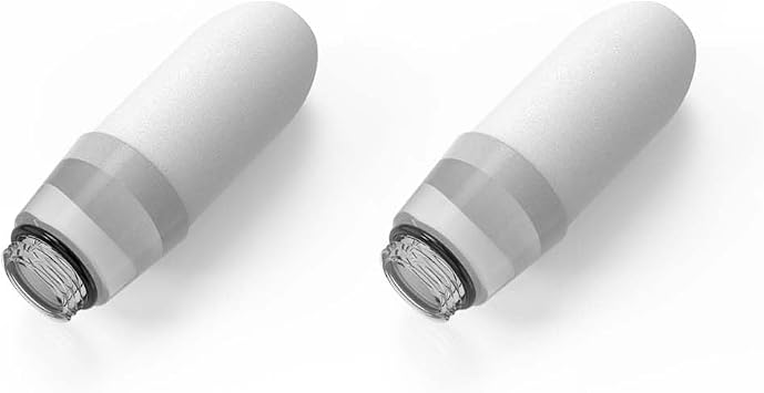 FZONE Aquarium Inline CO2 Diffuser Ceramic Core,Universal Fit for S/M/L Sizes 2-Pack