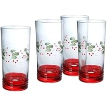 Pfaltzgraff Winterberry Cooler Glasses (20-Ounce, Set of 4)