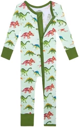 Posh Peanut Convertible Baby Sleepers - Boys Footless Baby Pajamas with 2 Way Zipper for Easy Diaper Changes