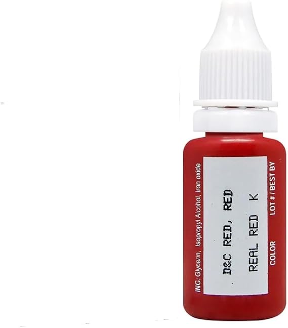 Biotouch - Real Red Permanent Makeup Pigment 15mL Bottle