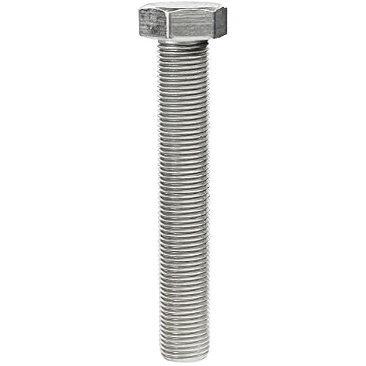 1pc BelMetric M16X1.5X100 A2-70 Stainlesss Steel Metric Fine Threaded Hex Tap Bolts DIN 961 for Automobiles, Motorcycles and Watercraft, Washers Included BR16X1.5X100SS