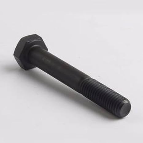 2 Pcs Screw Bolt Hexagonal Bolt GB5782 M20X150 Carbon Steel 10.9 Grade Half Tooth Black Quenching Box GB5782 M20x150 10.9 Grade