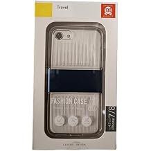 PDAteknoloji iPhone 7/8 / SE ile Uyumlu Travel Serisi Şeffaf Kılıf - Koyu Lacivert (4.7 İnç)