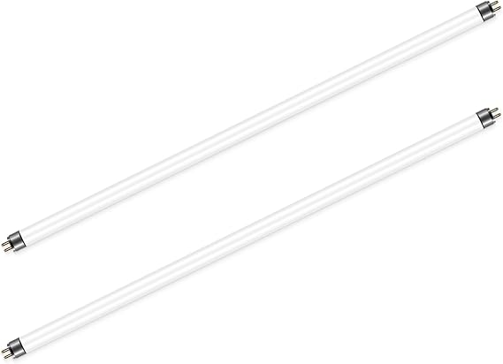 2 Pack 14W Fluorescent Tube, T5 Cool White 4000K, 549mm, G5 Base Low Energy Consumption Tube Light, Emergency Energy Saving Light, Suitable for Kitchen, Cabinet, Garage, Bathroom
