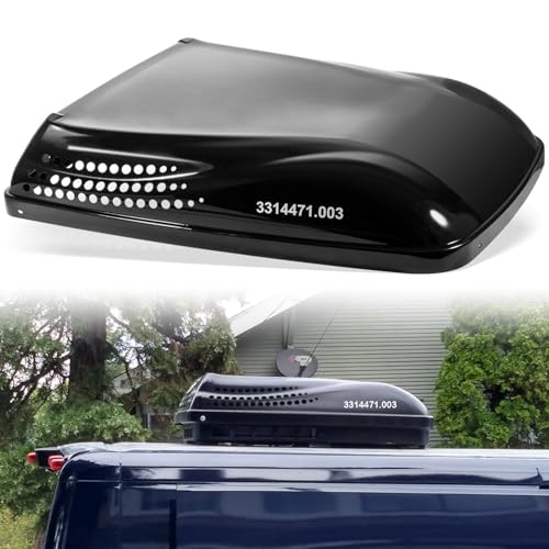 3314471.003 RV Air Conditioner Shroud Assembly Fits for Dometic Penguin II Units 11,000-15,000 AC and Heat Pumps, Black