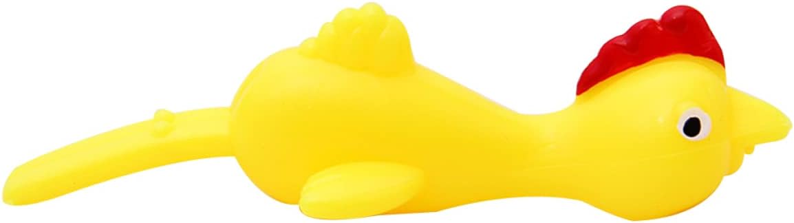 ibasenice 16pcs Stretchy Slingshot Fillers Shape Stretching Activity Launching Office Turkey Kids Prop Flicking Children Finger Men- Stretching, Tricky Cartoon Chicks Catapults Novelty