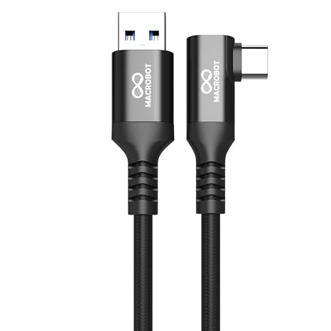 Meta Quest 3 ve 2 ile Uyumlu Bağlantı Kablosu 5mt 5Gbps USB 3.2 Hızlı veri aktarımı, Hızlı Şarj USB-C (İnce)