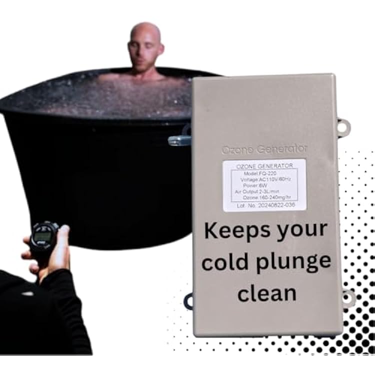 Ozone generator for cold plunge. Keep your cold plunge clean. Maintain cold plunge or ice bath water freshness for longer. Ice bath ozone generator.