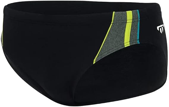 Michael Phelps Rush Men's Classic Brief-Black/Bright Yellow (Size 26)