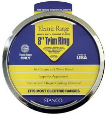 Stanco Metal Prod UKT-8 Universal 8" Chrome Plated Trim Ring