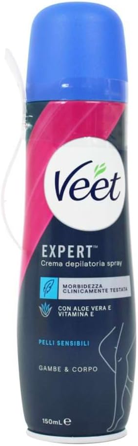 Veet Spray-On Hair Removal Cream for Sensitive Skin 150ml
