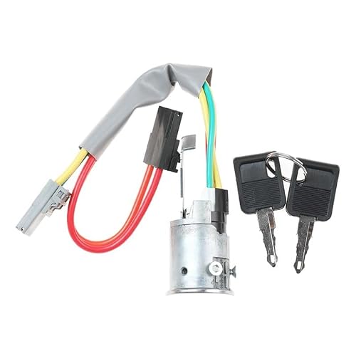 Car 7701032141 77010-32141 Compatible with Renault Super 5 Ignition Starter SwitchSteering Lock with Keys 013752Q 7700813973