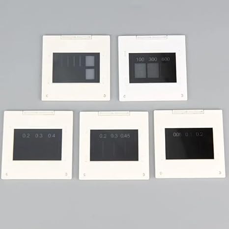 5-piece interference diffraction grating plate diffraction film set optical experimental instrument single double triple slit, JTSF9648
