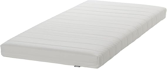 Single bed, white, 80x200 cm, hard