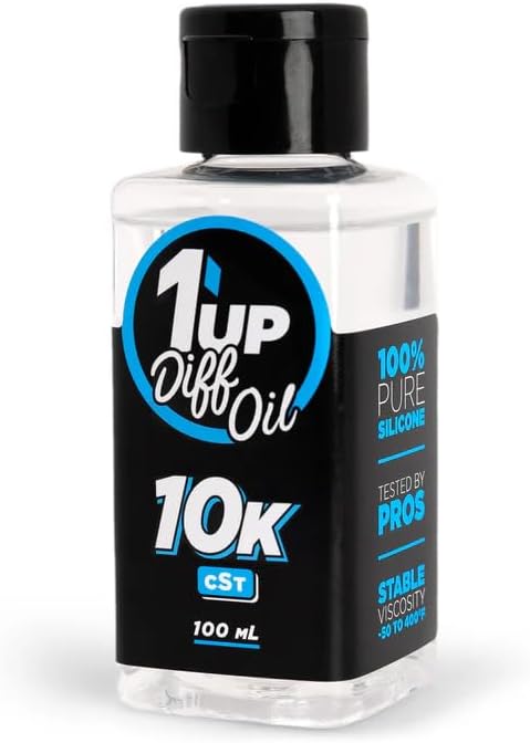 1UP Racing 110010 - Pure Silicone Diff Oil, 100ml, 10K CST
