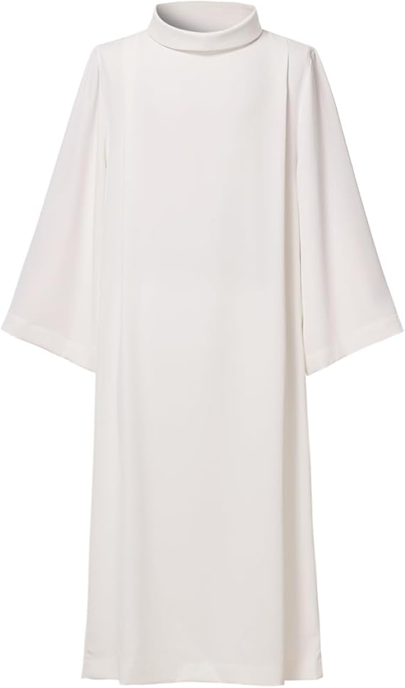 BLESSUME Church Priest Liturgical Alb Robe