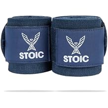Stoic Wrist Wraps Weightlifting, Powerlifting, Cross Training, Bodybuilding with Thumb Loop. for Gym Workout, Men and Women Weight Lifting and Strength Training