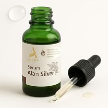 ABERA Alan Silver Serum Botanical Hydrating Serum for Dry & Sensitive Skin Nourishes & Moisturizes with Black Ginger, Cedar Oil & Neem Lightweight Formula for All Skin Types