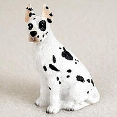 Great Dane Harlequin Tiny One Figurine