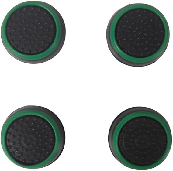 Ps4/Ps5/Xbox ile Uyumlu Analog Koruyucu Siyah Yeşil 4lü Paket