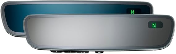 Gentex Series 8 Frameless Auto-Dimming Mirror with Homelink and Compass 50-genk85a