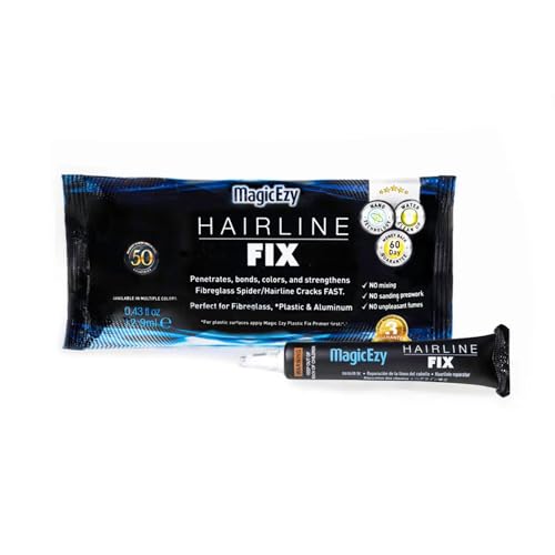 MagicEzy Hairline Fix-Professionally and Easily Touch-Up Fine Scratches and Hairline Cracks on Your Boat, Jet Ski, Yacht, Other Water Vehicles, and on Other Gelcoat & Fiberglass Surfaces-Oyster White