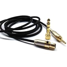 NewFantasia Replacement Audio Upgrade Cable Compatible with AKG K240, K240S, K240MK II, Q701, K702, K141, K171, K181, K271s, K271 MKII, M220, Pioneer HDJ-2000 Headphones 1.2meters/4feet