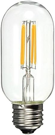 KLED LED Vintage Edison Bulb, Dimmable, T45 2W (20W Equivalent), LED Filament Bulb, 200 Lumen, 2700K (Warm White), Medium Base E26, CRI 85+, 110-120v, UL-Listed (1 Pack) (1.2)