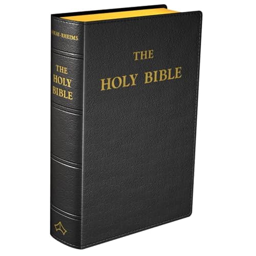 Douay-Rheims Bible {Standard size - Black Flex Cover} Leather Bound September 1, 2011