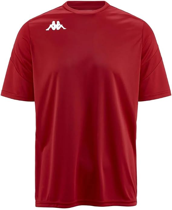 KAPPA IT Men's Short-Sleeved Round-neck Red 3XL T-Shirt - Jersey"}