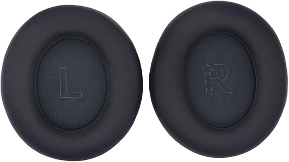 For ANKER For Soundcore Life Q30 Compatible Replacement Ear Pads Protein Leather Material for Over-Ear Cushion Replacement Needs (Black)