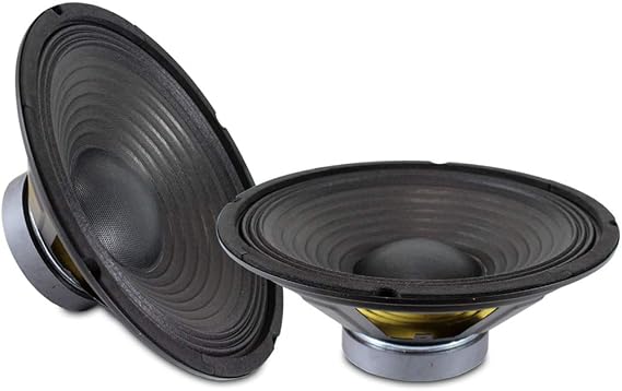 Skytec SP1000 10" Voice Speaker Driver Pair – 8 Ohm, 250W Peak, Professional Replacement Woofer Cones Ideal for PA Systems, DJ Setups, Live Audio & Sound Reinforcement, Easy Fit Design