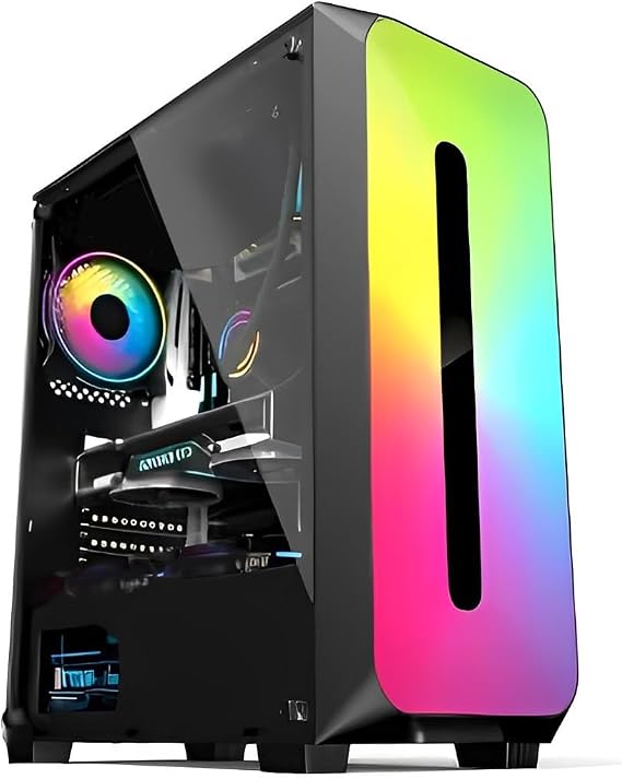 REVENGE Colorful 1 Fanlı ATX 10 Modlu Rgb Gaming Bilgisayar Gaming Oyuncu Kasası (0, Watt)