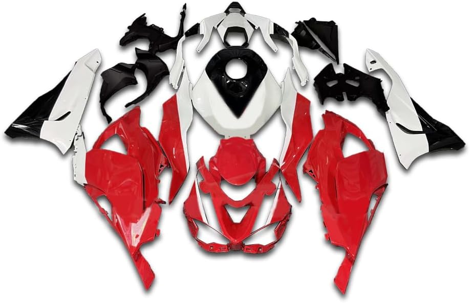 MC Red White Complete Fairing Fit for Kawasaki Ninja 2024 2025 ZX6R 636 ZX-6R Injection Mold ABS Plastics New Bodywork Kit Bodyframe 24 25 M24