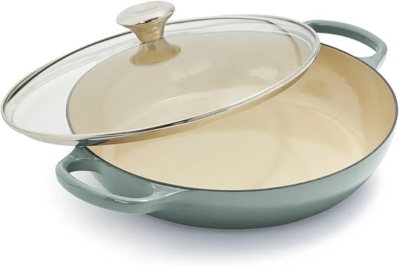 Le Creuset Buffet Casserole with Glass Lid, 3.5 qt, Sea Salt