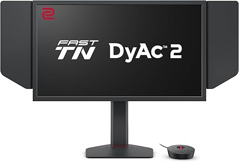BenQ Zowie XL2546X Gaming Monitor | 24.5 | Fast TN 240Hz | Gaming Monitor for Esports | Motion Clarity DyAcTM2 | 1080p | XL Setting to Share | S Switch | Adjustable Height & Tilt, Black