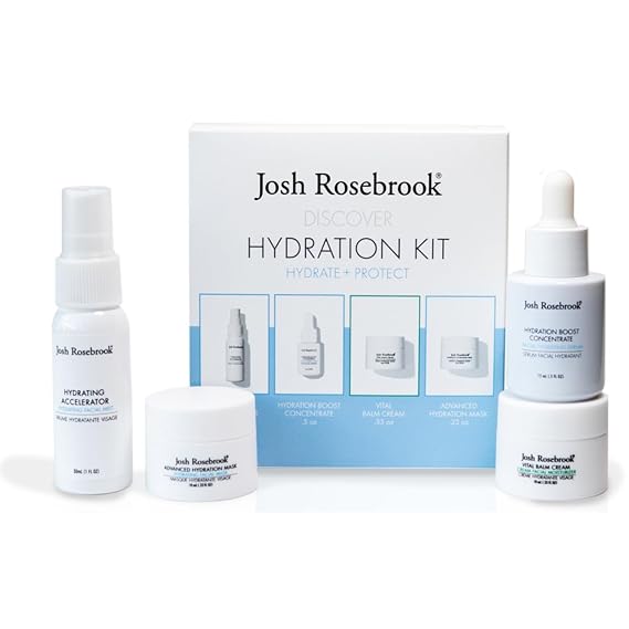 Josh Rosebrook Hydration Kit - Travel Skincare Set, Hydrate + Protect