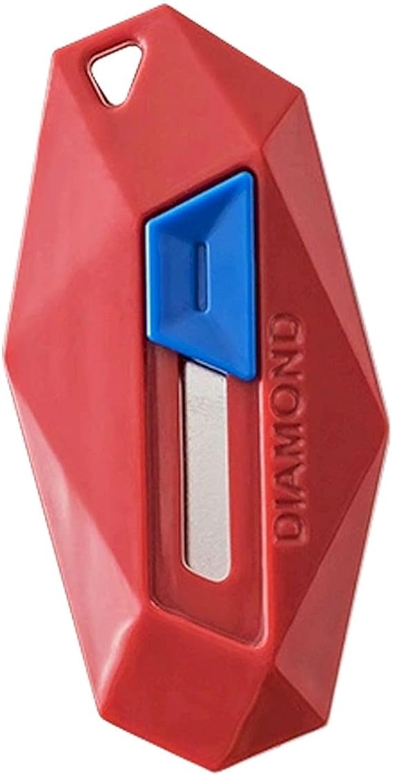 TEEKU Utility Retractable Opening Tool School Pocket Function Portable Cutting Students Cardboard Craft Cartons Letter Practical Box Cutter Household Kitchen Items (Red, One Size)
