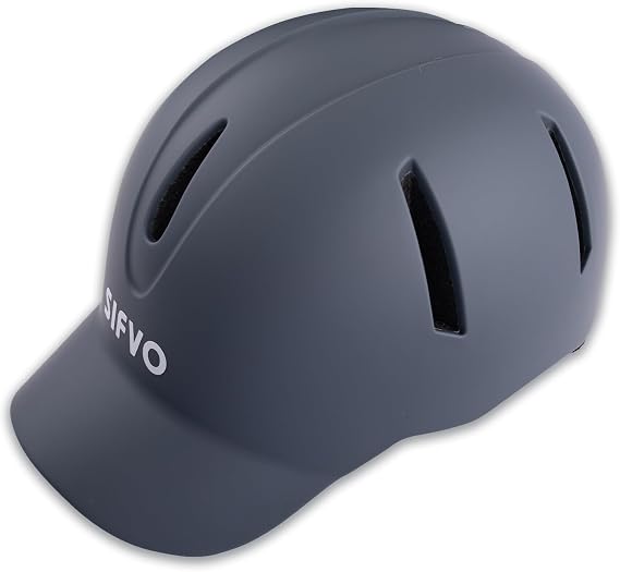 Bike Helmet SIFVO Bike Helmets for Adults Extended Visor Road Bike Helmet Scooter Helmet Adjustable and Lightweight Bicycle Helmets for Men and Women 56-61