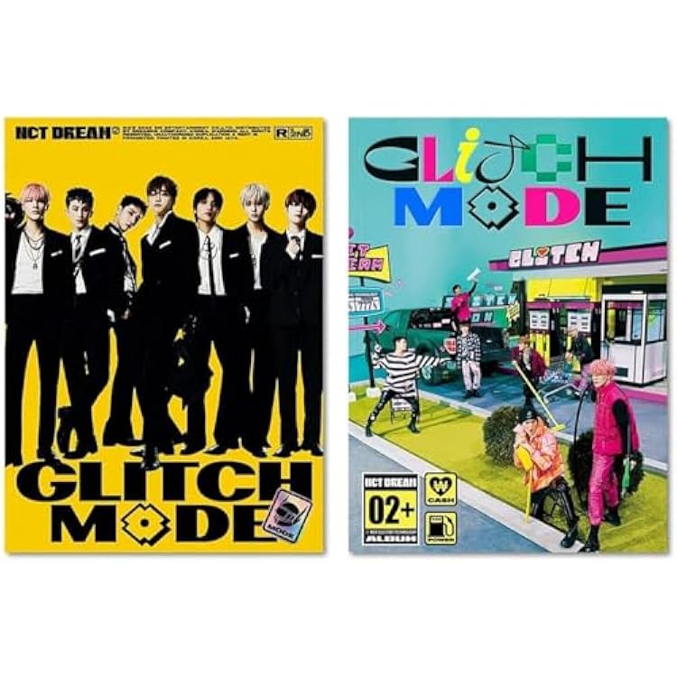 SM NCT DREAM - Glitch Mode [Photobook ver.] 2nd Full AlbumFolded PosterExtra Photocards SetK-pop Sealed Random ver., 190 x 260 x 6 mm