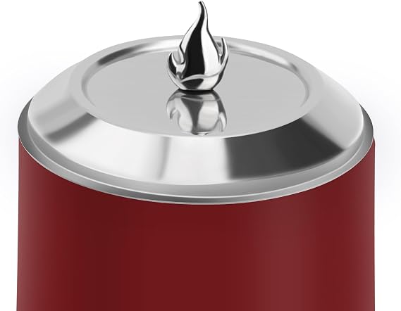 Tabletop Fire Pit Lid,Fits Solo Stove Mesa Tabletop Fire Pit,5.3" Stainless Steel with Handle,Solo Stove Mesa Accessories,Indoor Outdoor Mini Stove Accessory (Lid)