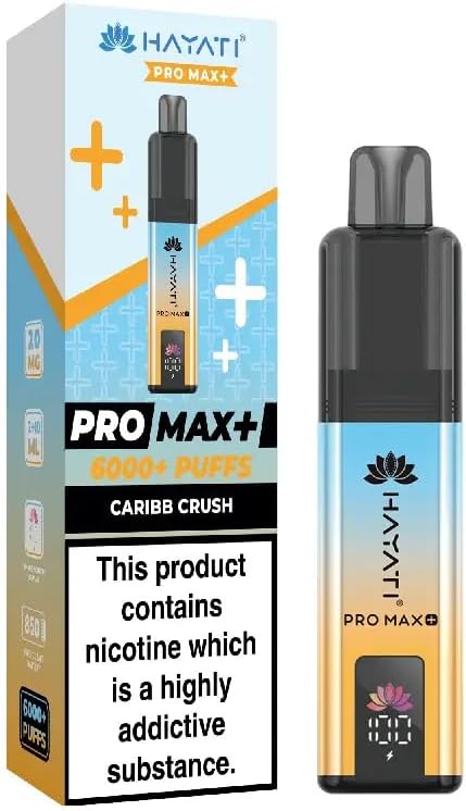 Hayati 6000 Pro Max Plus 6k (pack of 1) (Caribb Crush)
