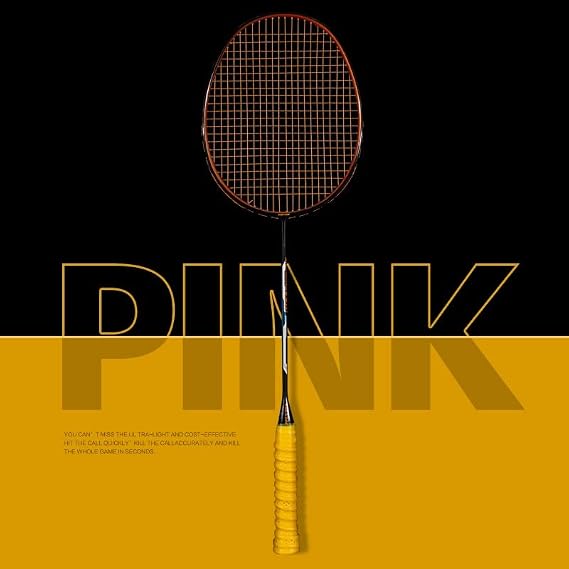 Ultra Light 8U 60g Stretched Badminton Racket Professional Carbon Badminton Racket 24-32 LBS