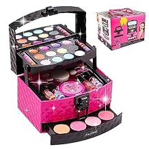 Kids Makeup Kit for Girls Toys, Toddler Makeup Set, Real Safe &amp; Non-Toxic &amp; Washable for Endless Fun and Creativity, Perfect Princess Gift &amp; Valentines Day Gifts for Ages 3-12