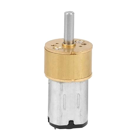 DC 6V 60 RPM/100 RPM/300 RPM/600 RPM Micro Speed Reduction Motor Micro Metal Gear Box for RC Car Robot DIY Engine Toy(100RPM)