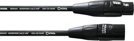 CORDIAL Balanced Microphone Cable; 5ft.