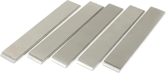 TSPROF - 5 Pieces Sharpening Set, Diamond Sharpening Stones on Blanks for Knife Blades, Diamond Stone Set for Novice and Advanced Users, Knife Sharpening Kit Must-Have