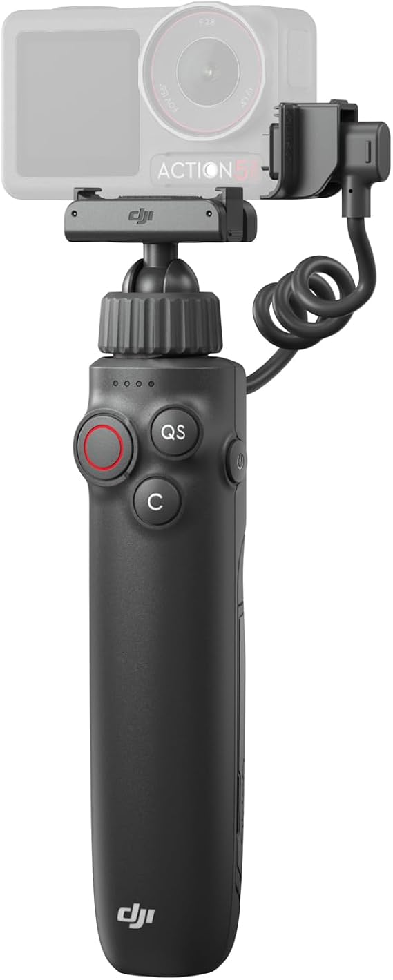DJI Osmo Action Multi-Function Charging Handle Compatible with Osmo Action 5 Pro, Osmo Action 4
